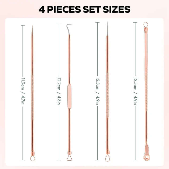 Hochwertiges Mitesser & Pickelentfernungs-Set für reine Haut