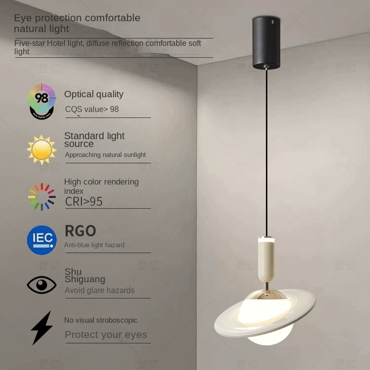 Moderne LED-Pendelleuchte, Höhenverstellbar