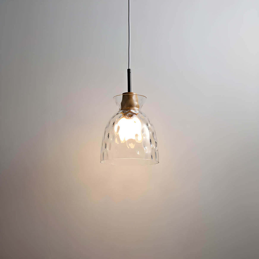 Moderner Glas-Kronleuchter, 1/3 Köpfe