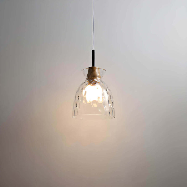 Moderner Glas-Kronleuchter, 1/3 Köpfe