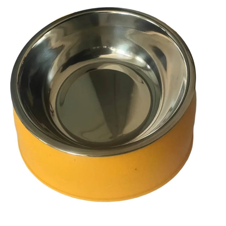 Erhöhte Katzenfutterschale Edelstahl