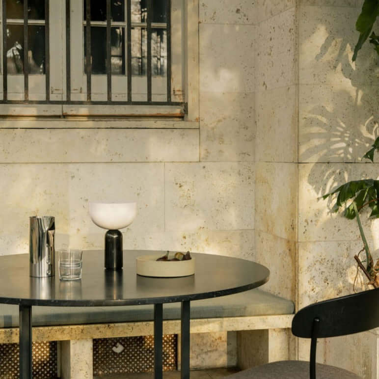 Elegante Marmor Tischlampe