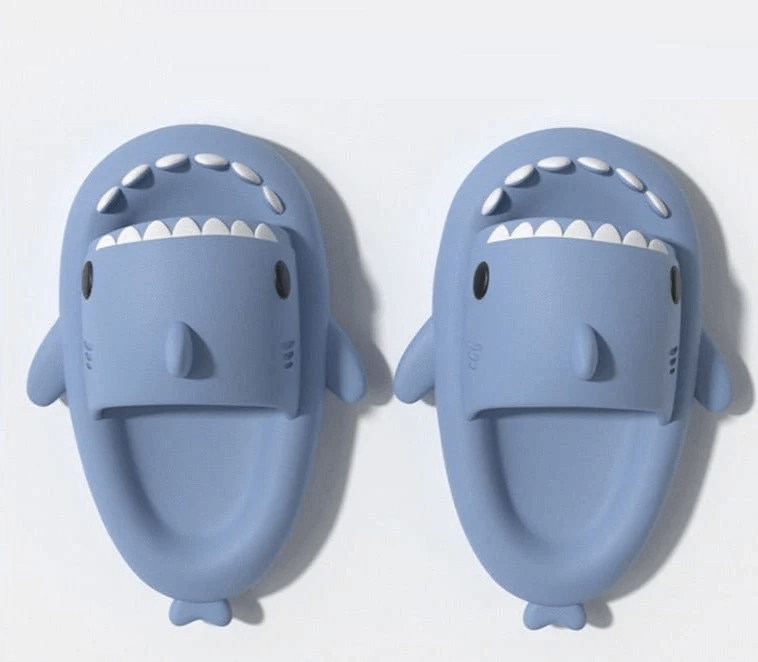 Haifisch Pantoffeln - Kuschelige Hausschuhe für Erwachsene