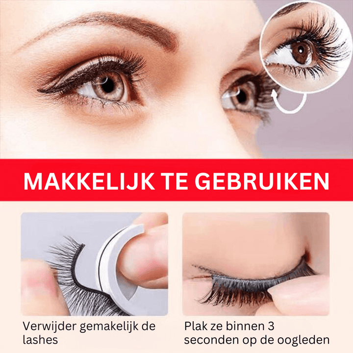 Selbstklebende Wimpern - Mühelos & Schnell