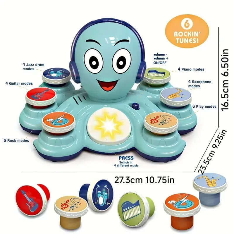 Musicalischer Oktopus für Kinder - Musik, Tanz & Spaß