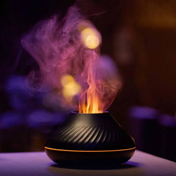 Ultraschall Aroma Diffuser mit Flammeneffekt