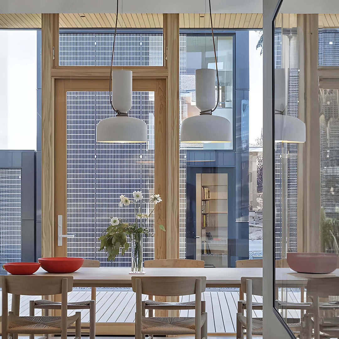 Geometrische LED Pendelleuchte Modernes Design