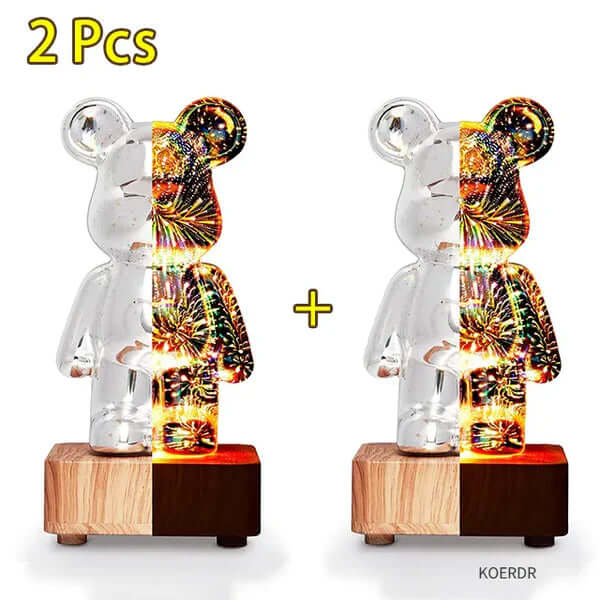 3D-Feuerwerk-Projektionslampe Bär