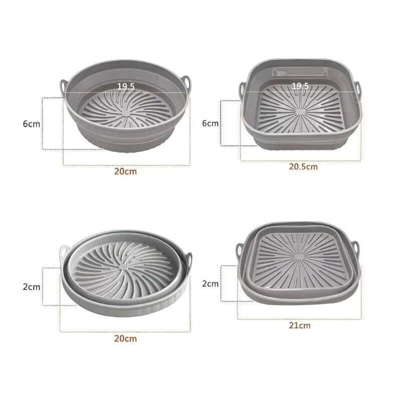 Silikonmatte Airfryer - Hitzebeständig & Antihaft