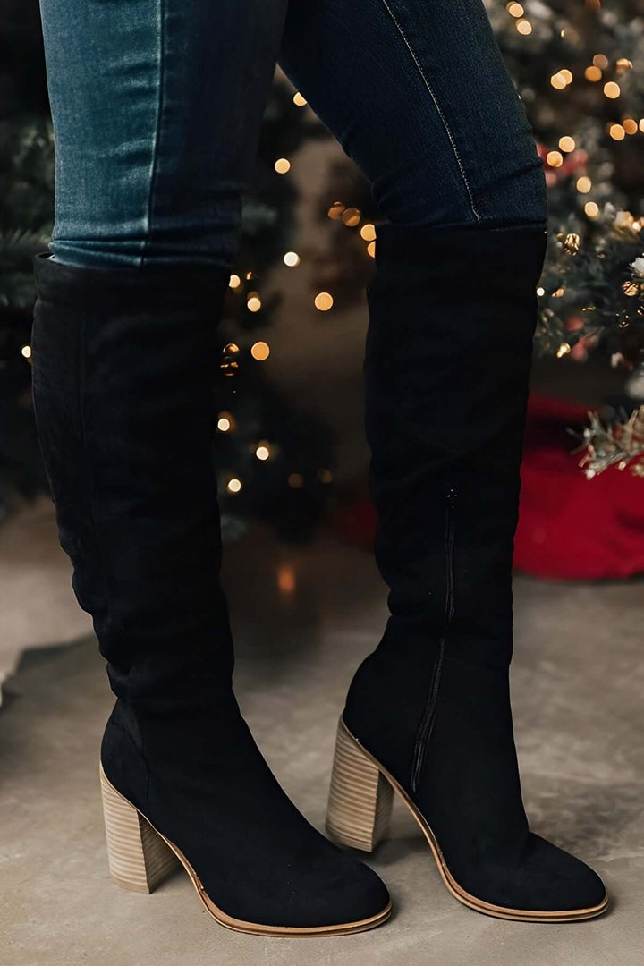 Elegante Damenstiefel aus Hochwertigem Leder