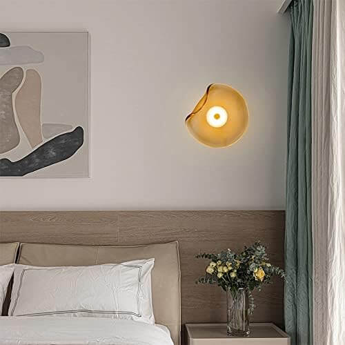 Moderne LED Wandleuchte mit Rauchglas