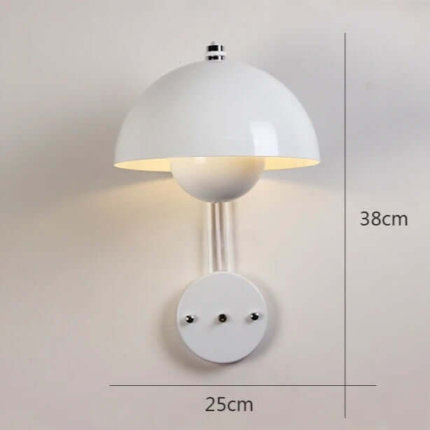 Moderne LED-Wandleuchte Blume