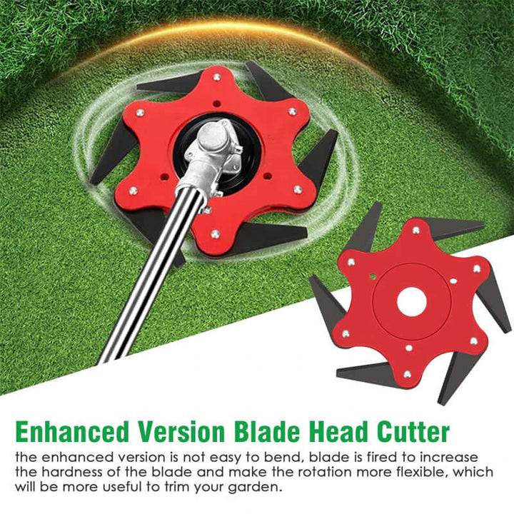 6-Klingen Trimmerkopf Stahl