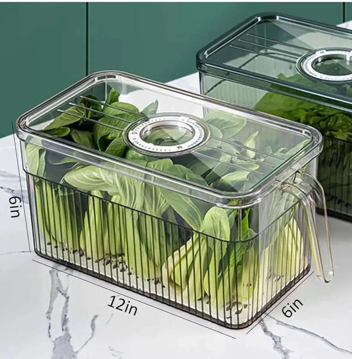 Kühlschrank-Organizerbox - Stapelbar, Transparent