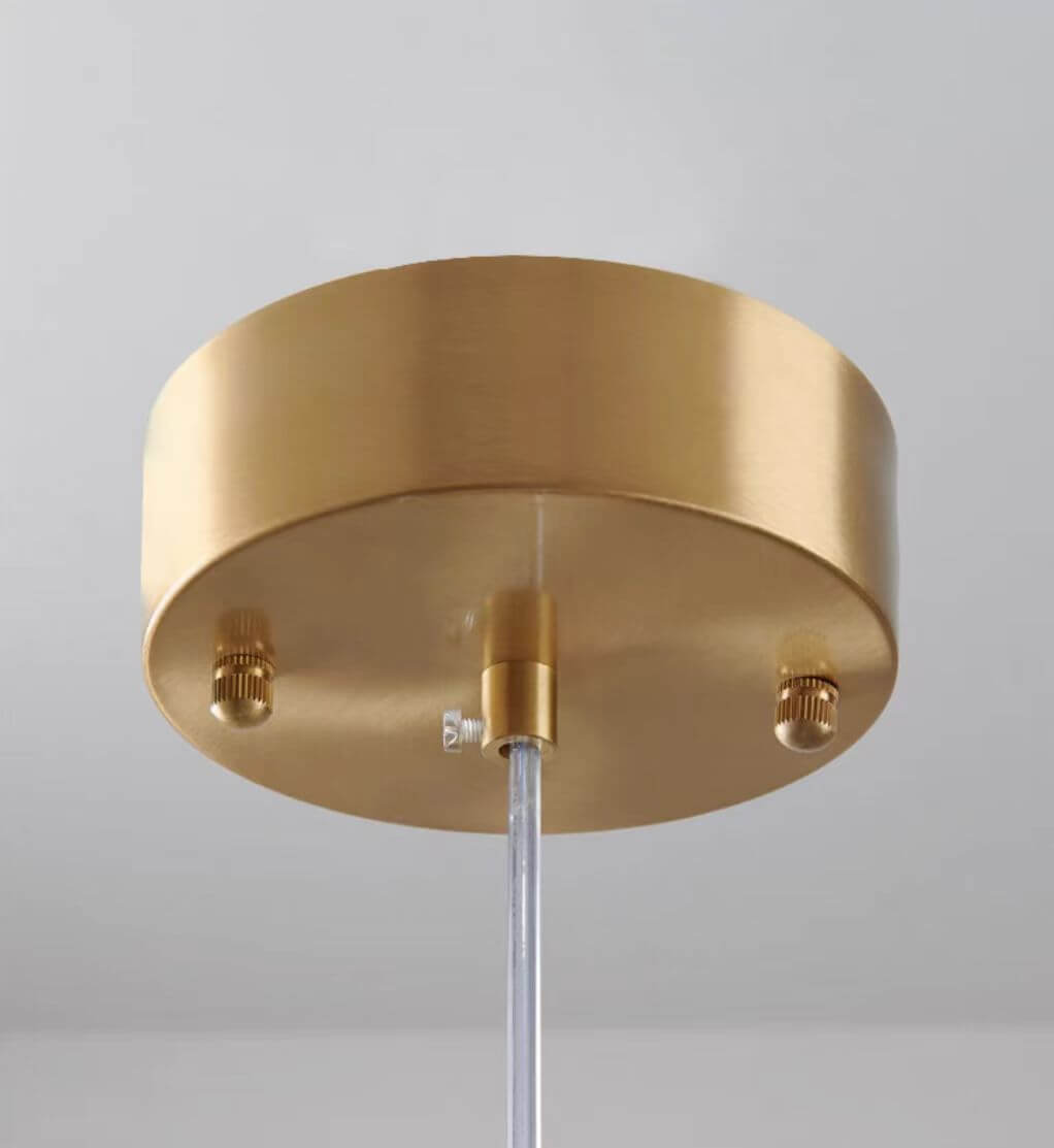 Moderne Glas-Pendelleuchte Sternenhimmel Grau