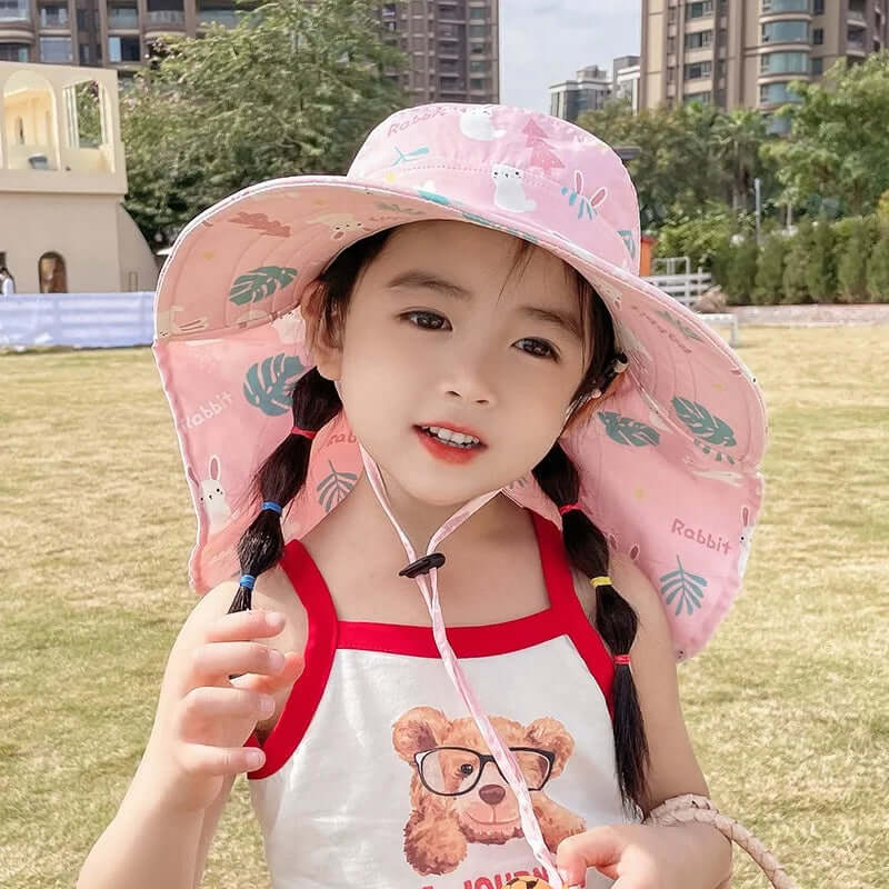 Sonnenhut Kinder Anti-UV mit Pfeife - Schutz für Sommertage