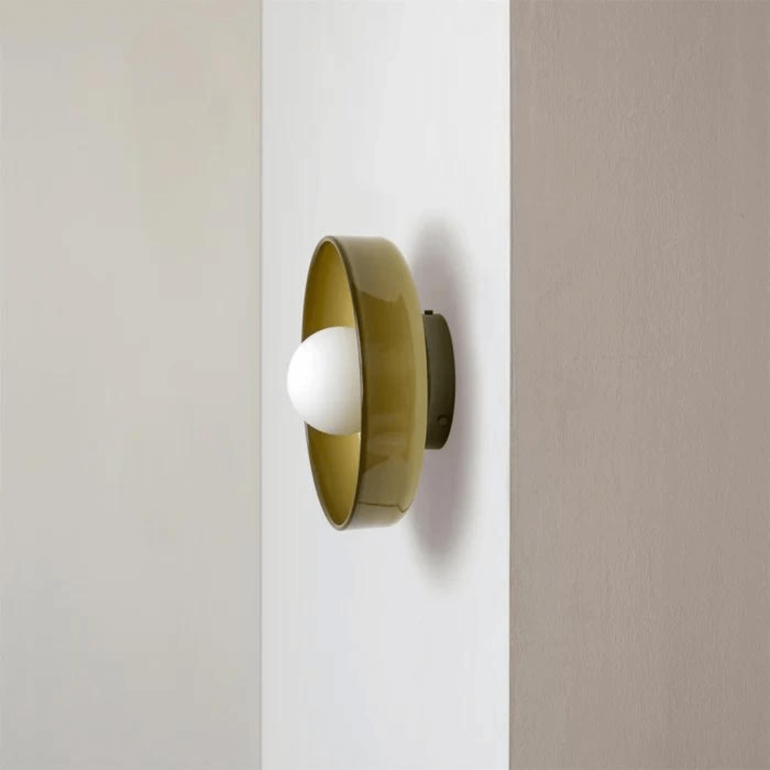 Runde LED Deckenleuchte Modern Glas Lampe