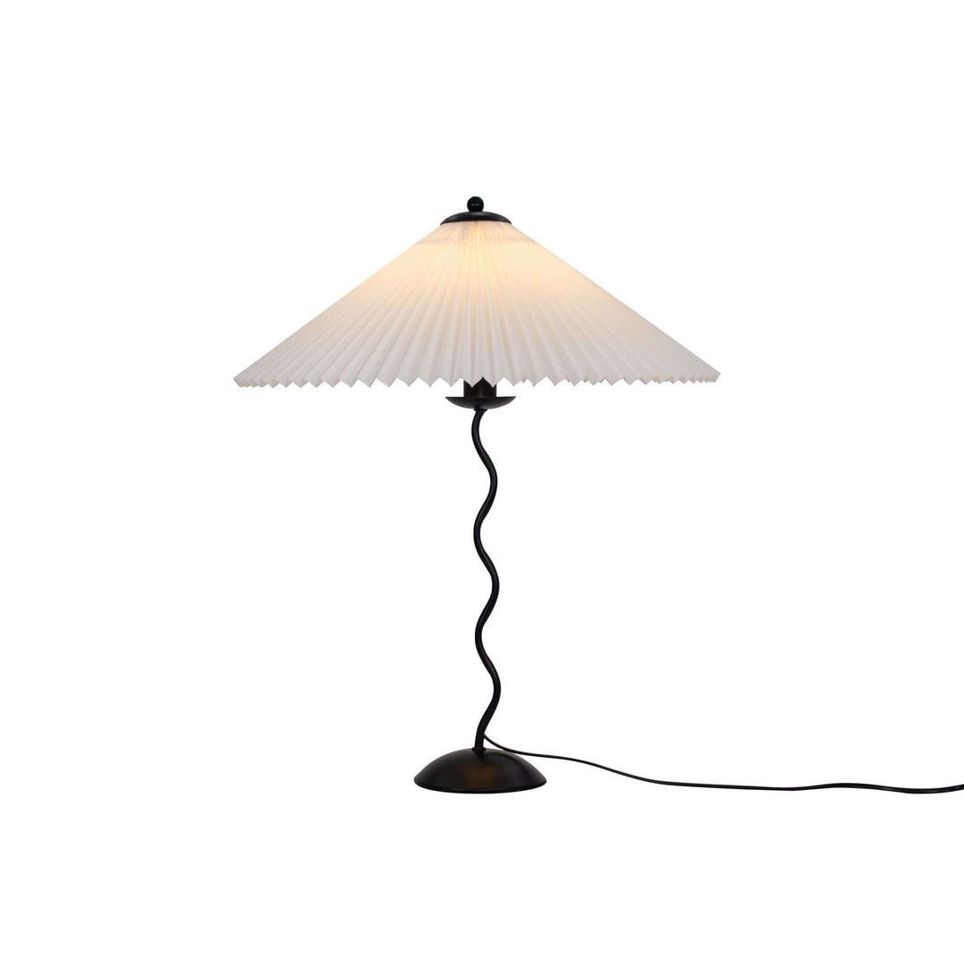 Designer Tischlampe Metall Modern Wellenförmig