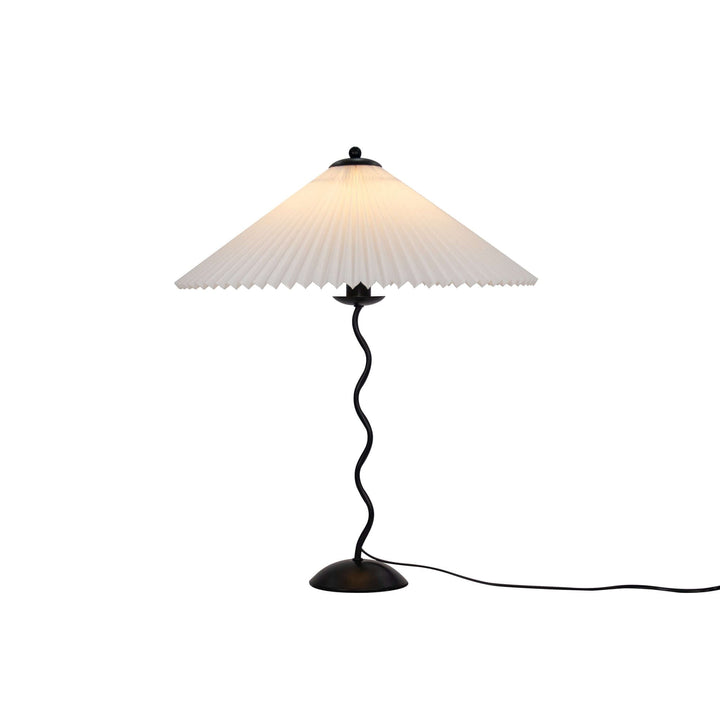 Designer Tischlampe Metall Modern Wellenförmig