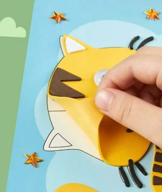 3D Tier-Stickerset - Fantasievolle Abenteuer