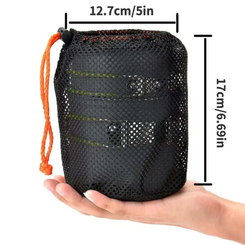 Camping Kochgeschirr Set 6-tlg. mit Besteck