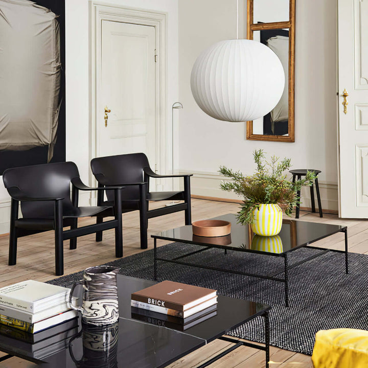 Moderne Hängelampe Weiß - Seide &Stahl