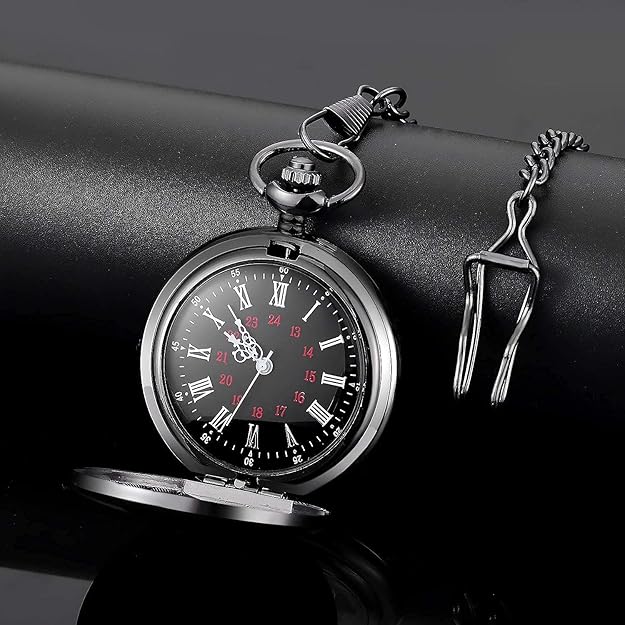 Elegante Vintage Taschenuhr mit Kette