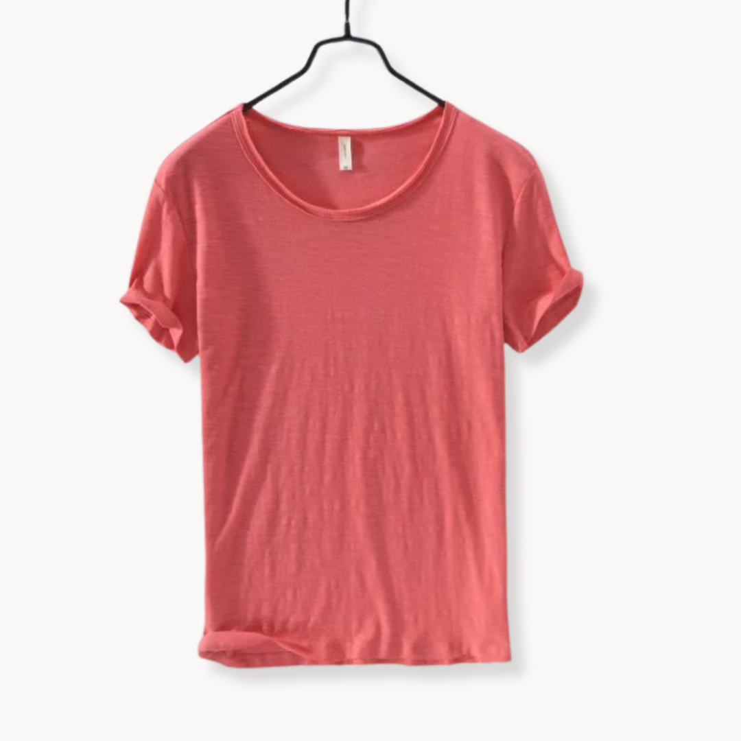 Men's relaxed fit Ibiza casual shirt, a versatile long sleeve top for smart casual, summer, & travel.