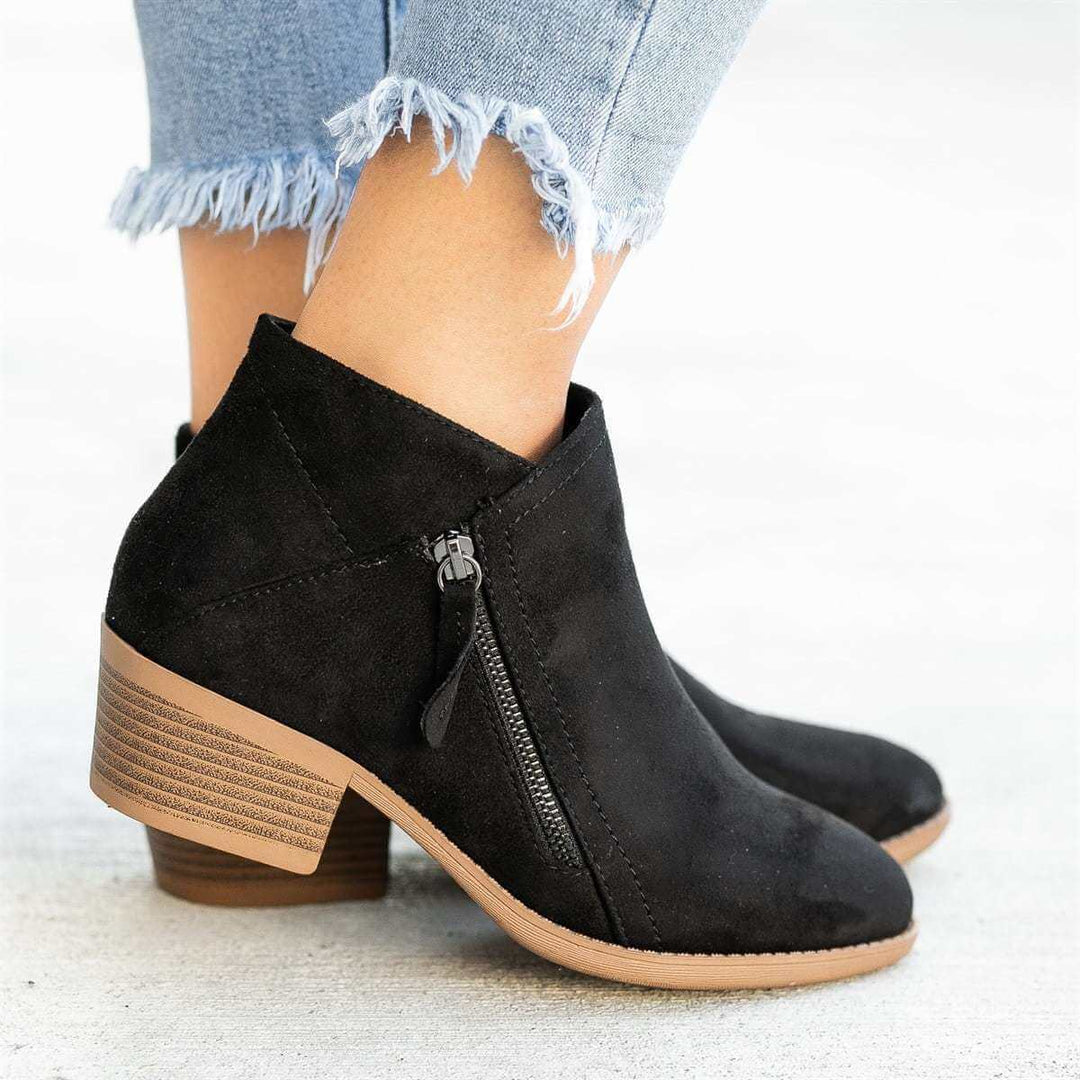 Stylische orthopädische Lederstiefel für Damen