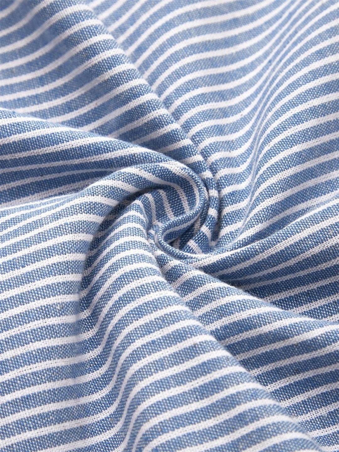 Versatile women's striped midi dress with chic button accents, ideal for everyday wear & summer style.