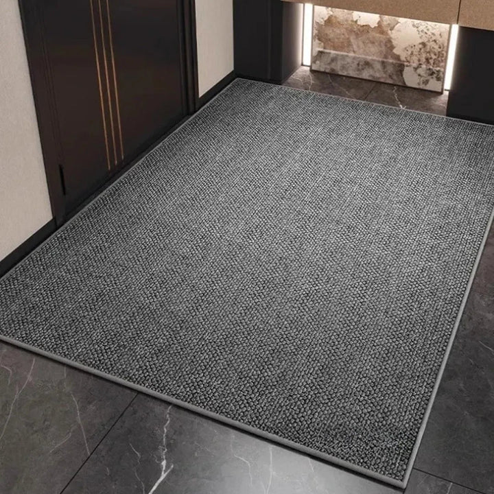 Durable indoor outdoor doormat. Hard-wearing entryway rug provides floor protection and traps dirt effectively.