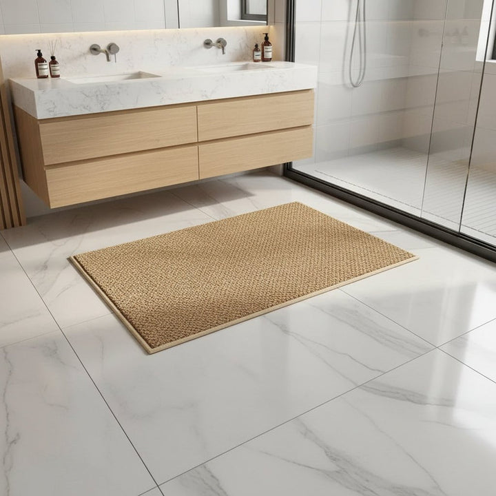 Effective dirt trapping absorbent doormat, perfect mud mat for a clean entryway. Protects floors from grime.