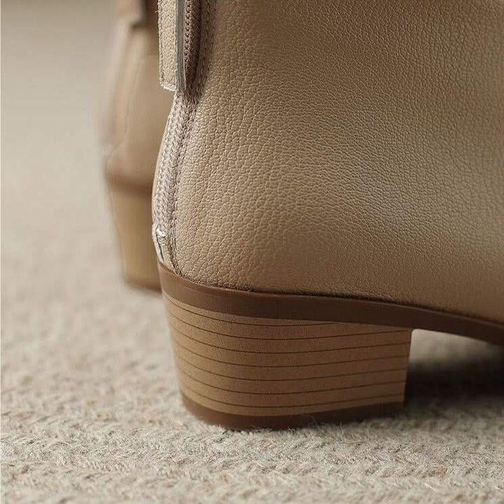 Everyday women's ankle boots with a stylish pointed toe and comfortable low heel for all-day wear.