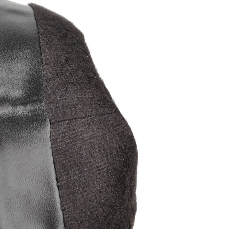 Vegane Lederstiefeletten mit Reißverschluss