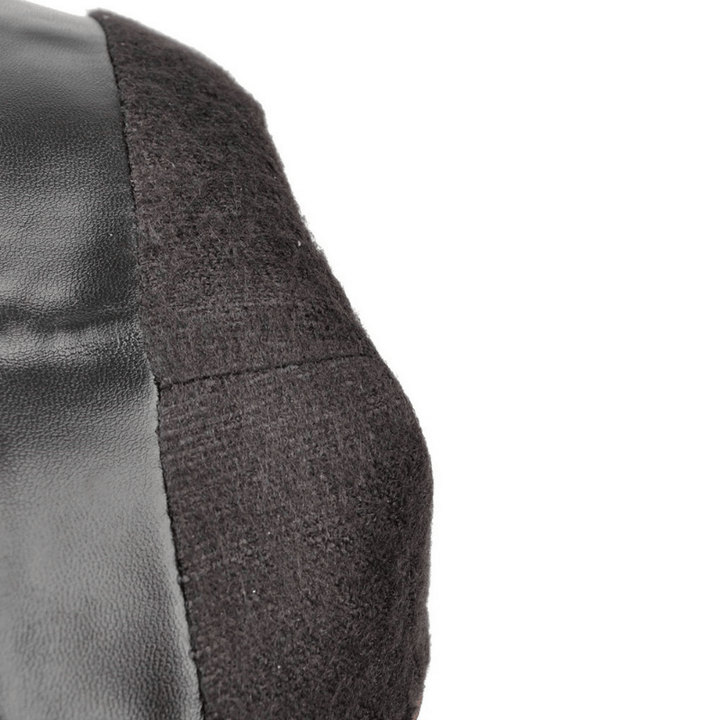 Vegane Lederstiefeletten mit Reißverschluss