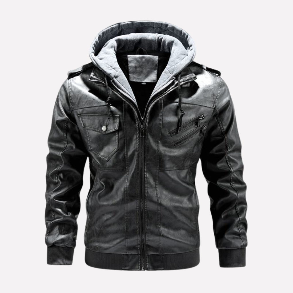 Durable men's winter parka coat with plush faux fur collar. A warm, stylish long jacket for any cold climate.