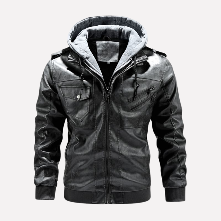 Durable men's winter parka coat with plush faux fur collar. A warm, stylish long jacket for any cold climate.