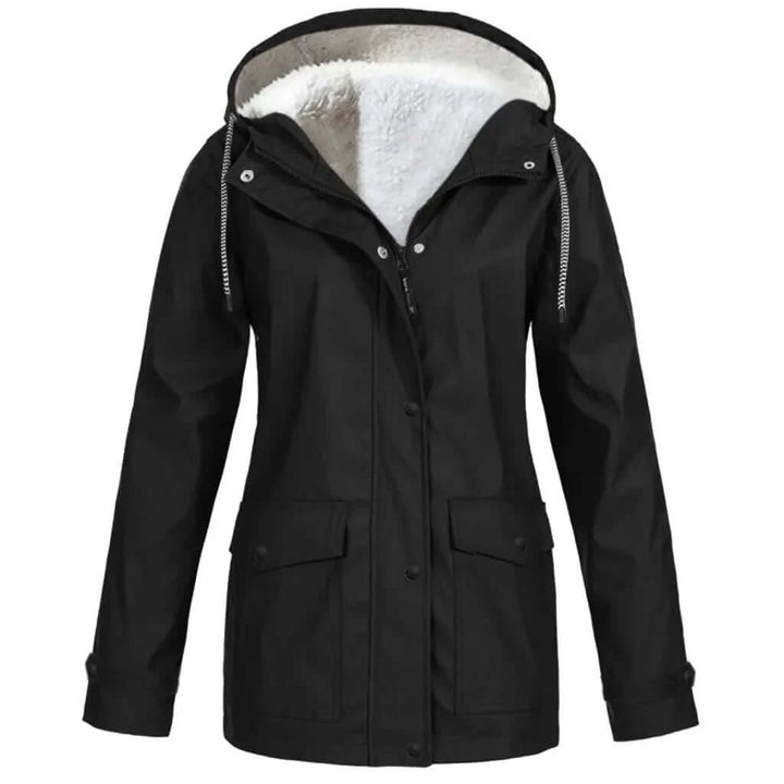 Robuste Wanderjacke mit Kapuze