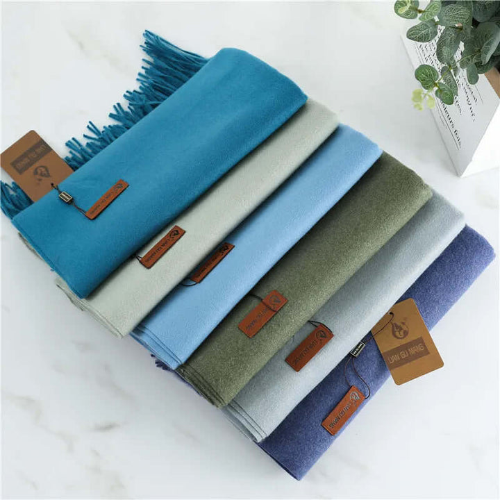 Kaschmirschal mit Quasten