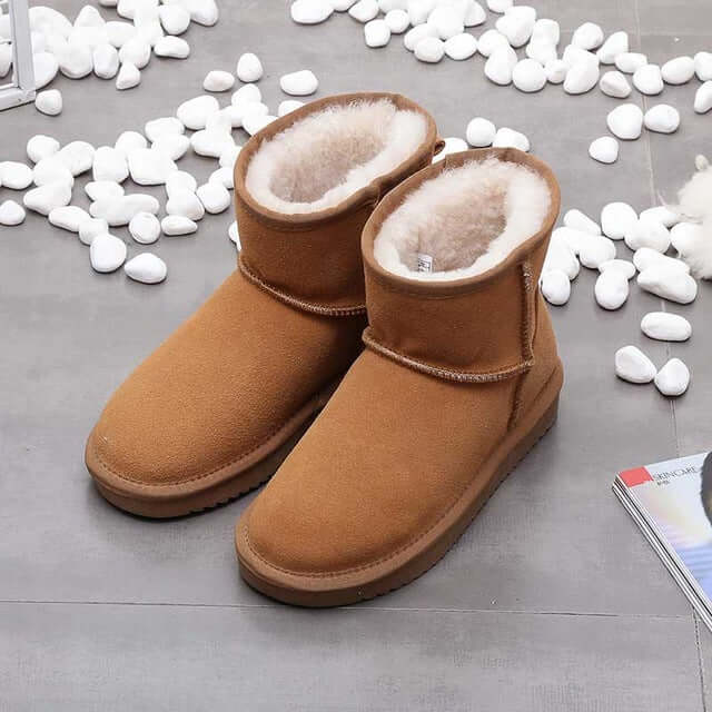 Echtleder Schneestiefel für Damen