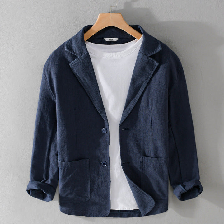 Comfortable men's relaxed fit outerwear jacket, lightweight and perfect for casual spring & fall mens fashion.