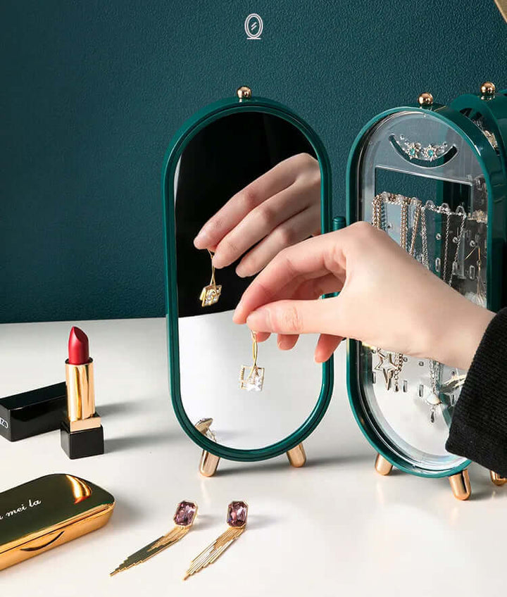 Faltbarer Ovaler Schmuck-Organizer