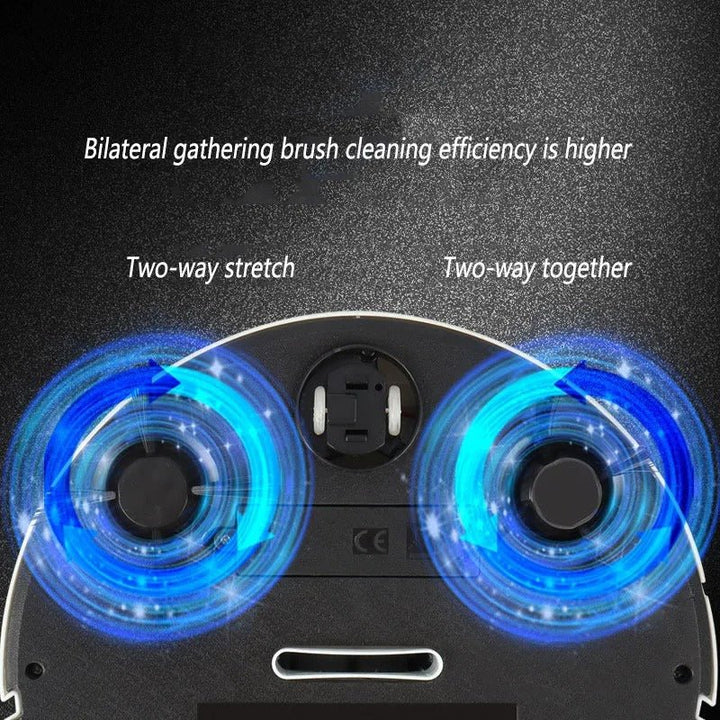 Automated Tavvitaimp18 robot vacuum for quiet home cleaning. Perfect for hard floors, dust, and pet hair removal.