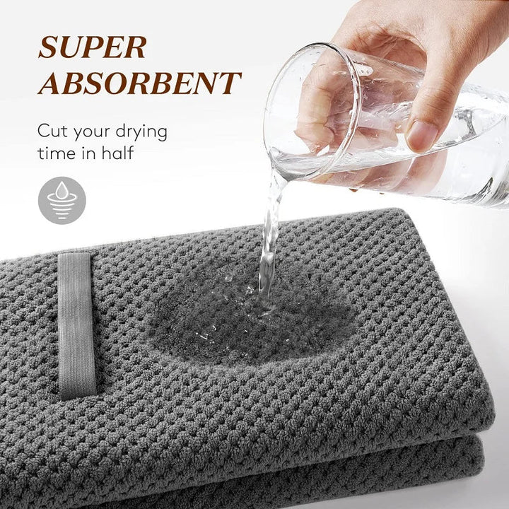 Ultra-absorbent hair wrap: a quick-dry microfiber towel for healthy, anti-frizz hair.