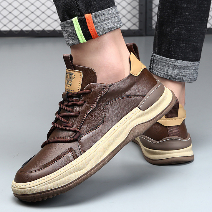 Durable men's walking shoes, comfortable & stylish for casual everyday wear.