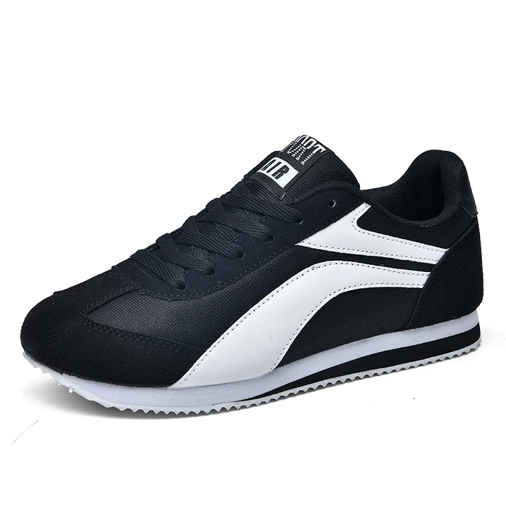 Men's fashion: RetroStride lightweight sneakers, classic retro style, comfortable everyday footwear.