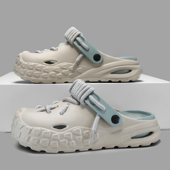 Lightweight men's slip-on clogs, excellent for summer and spring shoes.