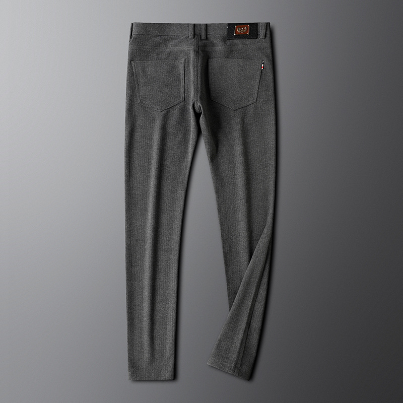 Formal men's tailored heritage trousers, ideal for office, events, or smart evening wear.