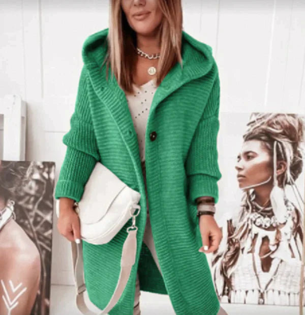 Modischer Stylische Lange Strickjacke