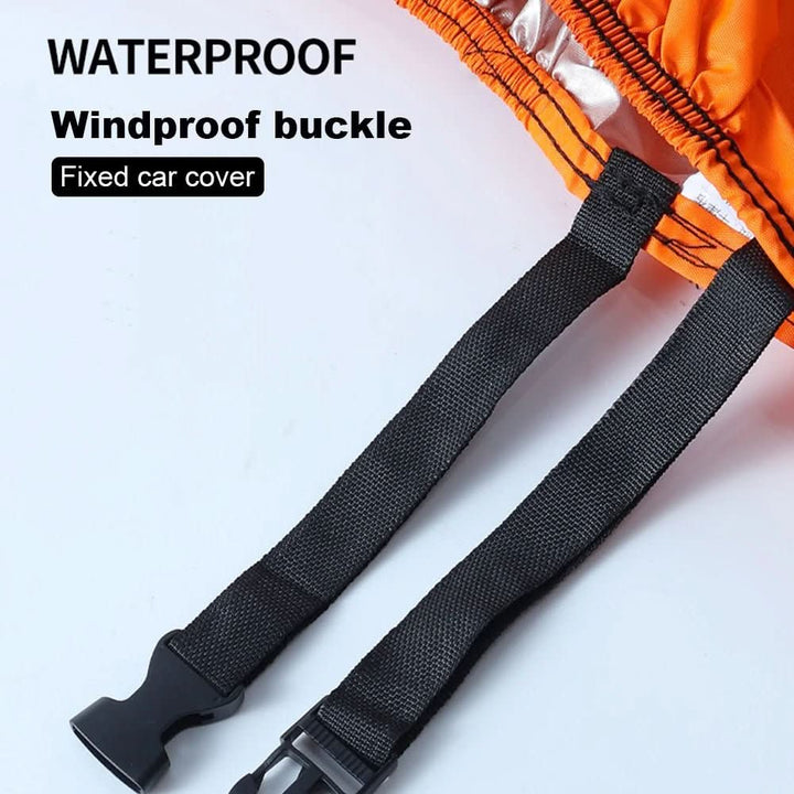 Premium outdoor motorcycle cover ensures UV, waterproof & dustproof protection for your vehicle.